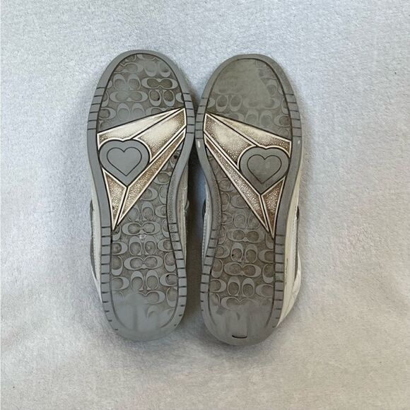 Coach Nova Signature C Silver Sneakers 9M - Picture 6 of 14